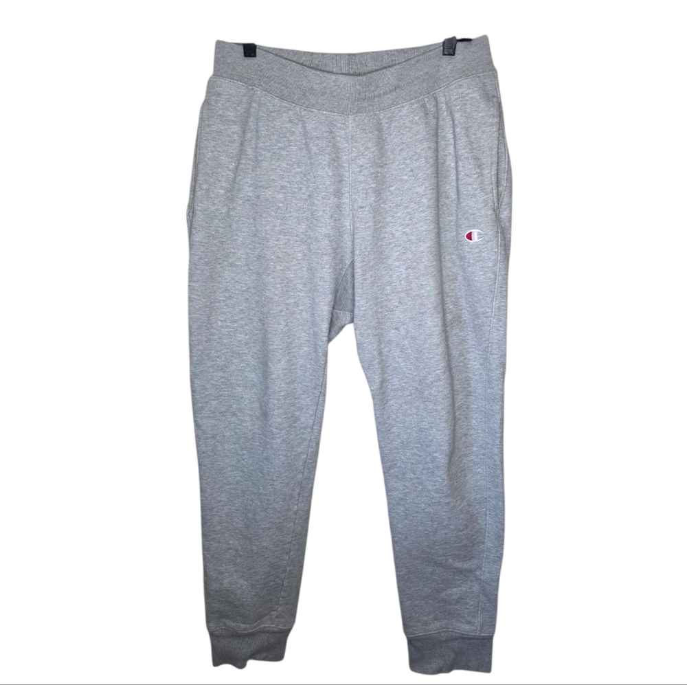 Champion Reverse Weave Heathered Gray Sweatpants Size Large